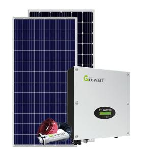 China 5000W 5kw 380W Pitched On Grid Solar PV System For Investment factory