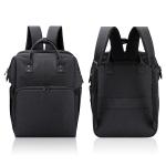 Baby Diaper Tote Bags Backpack Black Insulated Bottle Storage 14X9X16"