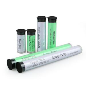 China 15 Minutes Grey Customized Aluminum Epoxy Stick For Packing Garment factory
