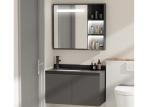 Metal Black Wall Mounted Bathroom Vanity EDM / OEM Available