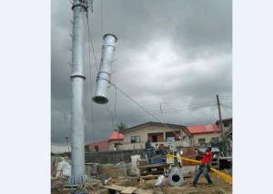 China Ant Rust Monopole Telecom Tower Lightweight Stable Performance factory