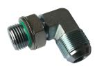 1JO9 Elbow JIC Steel Hydraulic Fittings , Sae O Ring Fittings L- Series