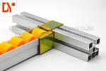 Sheet Metal Silding Plastic Roller Track Customized Size For Industrial Storage