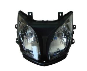 China Black ABS Custom Motorcycle Headlight factory