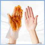Hygienic TPE Clear Plastic Disposable Gloves Food Safe Dust Free