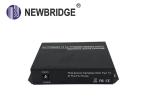 AC 240V Single Mode dual Fiber To Ethernet Media Converter 4 Port 10 100 1000M