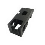 High Precision CNC Milling Parts Black Sandblasting Anodizing 7075 Aluminum