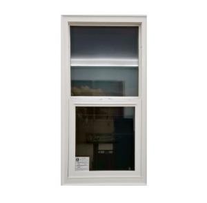 China White UPVC PVC Single Hung Window Lower Panels Slides Vertically factory