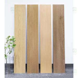 China Finish Effect Design Wood Grain Ceramic Tiles , Porcelain Plank Tile Flooring 150 X 900mm factory