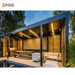 Customized Aluminium Motorized Outdoor Louver Pergola Rodent Proof