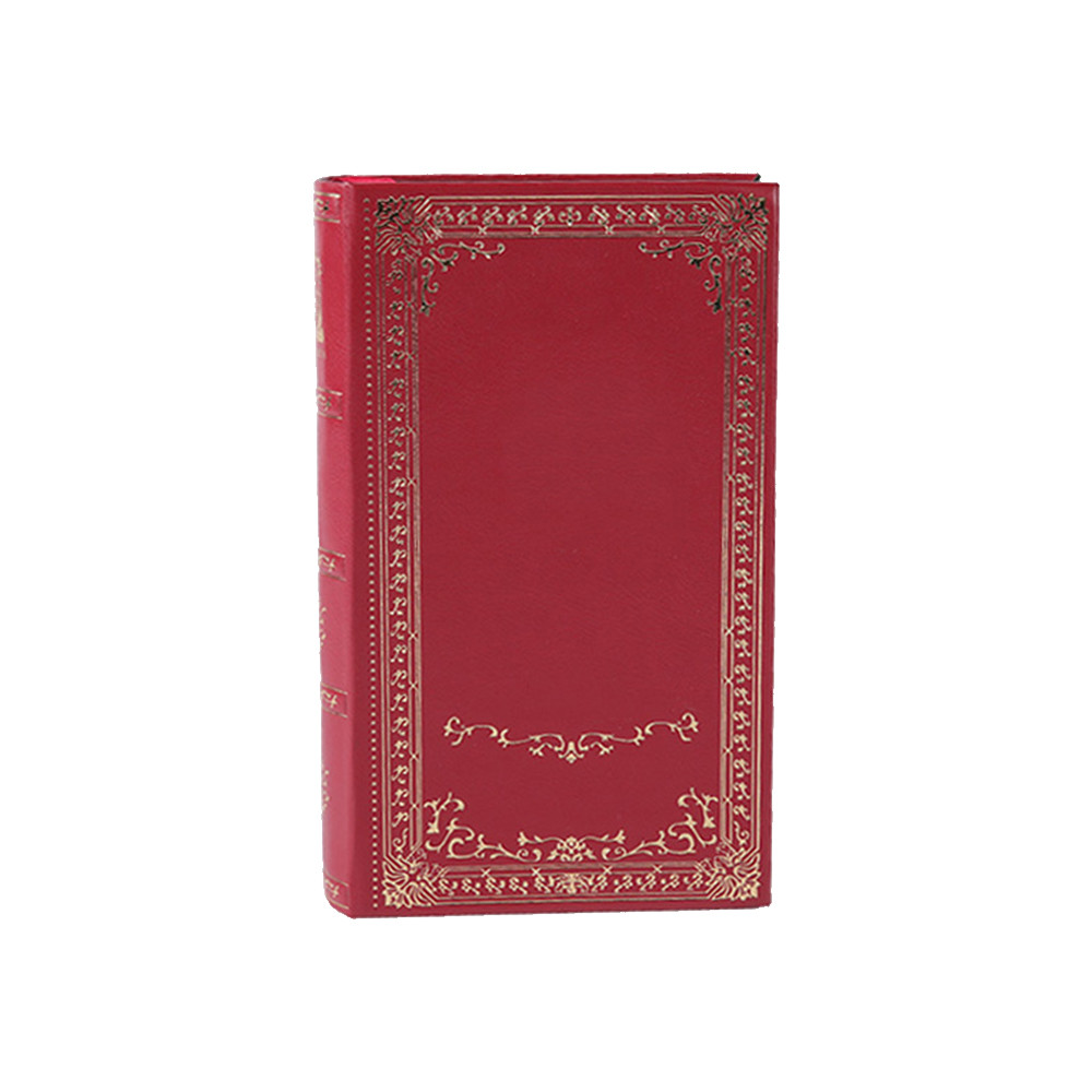 Red Book Shape Perfume Gift Boxes 21*13*4cm With Magnetic Lid And EVA Insert