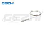 1x4 Bare Fiber Optic PLC Splitter Steel Tube Optical PLC Splitter No Connector