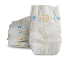 China Nonwoven Green ADL XL40 Disposable Baby Diapers factory
