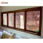 Modern Design Customized Sliding Windows Door System Double Glass Hurricane