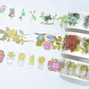 China Tearable Acrylic Adhesive Waterproof Kawaii Colored Masking Washi Tape Jumbo Washi Tape factory