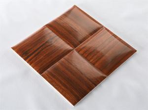 China Dark Brown 152x152mm Interior Room Square Ceramic Wall Bread Tiles For Bathroom And Office factory