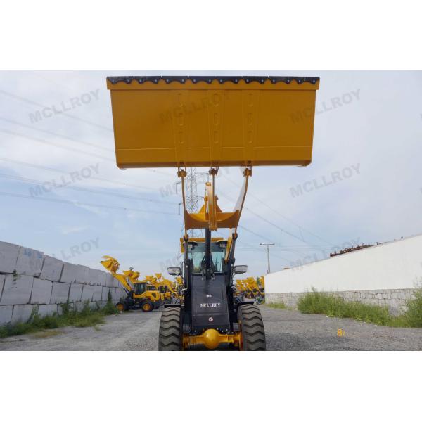China Mining EU2 Small Wheel Loaders , Mechanical Joystick Articulated Front Loader factory