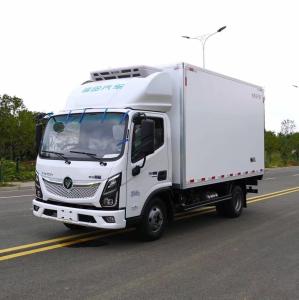 China Foton Electric Cargo Truck 150hp-250hp Food Transport Refrigerator Box Truck factory