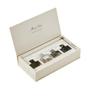 China Elegant White Magnetic Paper Cardboard Perfume Box Perfume Bottle Packaging Box factory