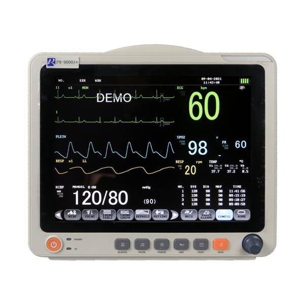 12 Inch Color Touch Screen Vet Medical Equipment ICU Multi Parameter Patient