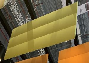 China Durable Felt Ceiling Baffles Sound Absorption , Multi Colored Hanging Sound Baffles factory