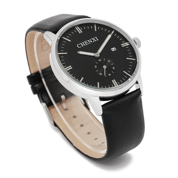 Guangzhou Kinpac Watch Branded Watches CHENXI Rose Gold Luxury Style Leather Watch Unisex
