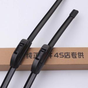 China Flexible Black Silicone Wiper Blade All Weather Durability Boneless Wiper Blades factory