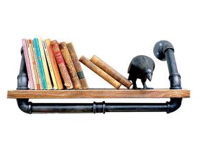 China Malleable Iron Industrial Pipe Shelving Carbon Steel Industrial Wall Shelves factory