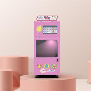 China Game Park Automatic Cotton Candy Vending Machine CE ROHS With Automatic Paper Stick factory