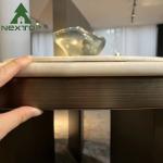 Modern Kitchen White Dining Table And Green Chairs Swivel Round Dining Table