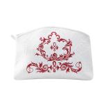 Embroidery 23mm*150mm Polyester Cosmetic Bag For Business Travel