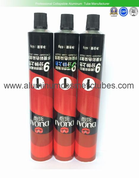 Hair Dying Cream Empty Cosmetic Tubes Packaging Diameter 28mm 50ml Volume 100%