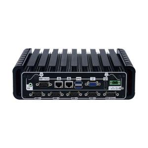 China Aluminum Alloy Industrial Mini PC Wide Voltage 9V-36V With 10 COM Optional factory