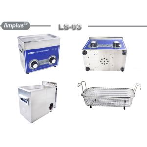 China 3 Liter Knob Control Table Top Ultrasonic Cleaner 120W Jewelry Watch Clean Limplus on sale