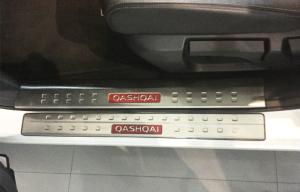 China Nissan Qashqai 2014 2015 2016 Side Door Sill Plates / Stainless Steel Scuff Plate factory