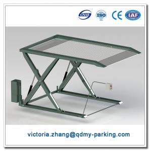 China 2 meters Double Car Parking Lift Electric Scissor Lift Used Scissor Lift Hoist on sale