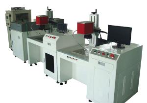China 300W Galvanometer Scanning Fiber Laser Welding Machine , High Efficiency Dot Welding factory