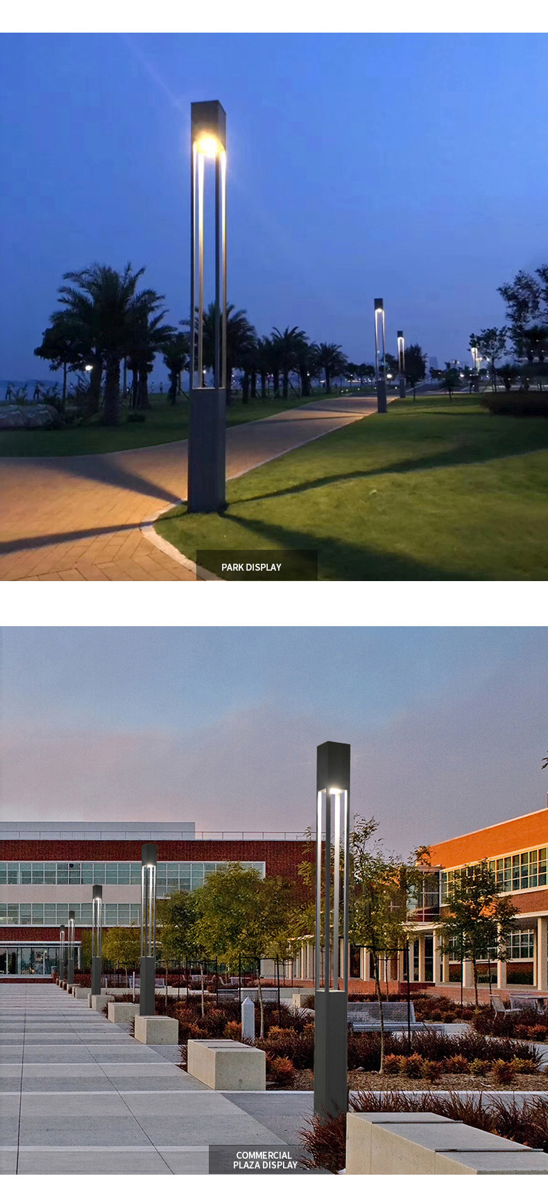 20W 30w 40w Decorative LED Outdoor Landscape Lights Bulbs Exterior 2.5m 4M