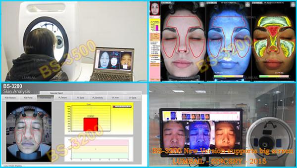 Best bio digital Skin Scanner Analyzer with CE skin scanner analyzer bio skin