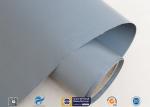 10.6oz 39" Grey PVC Coated Fiberglass Fabric For Fabric Air Duct 0.33mm