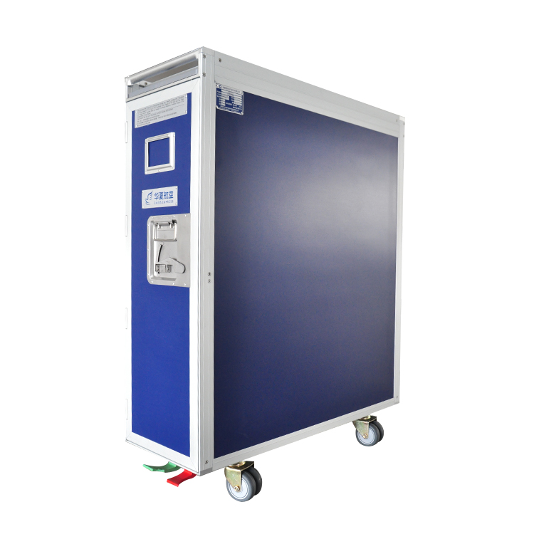 Four Wheel 810x301x1030mm Atlas Aircraft Meal Cart