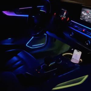China Two Door Edition+Midranger Horn cover 24 Lights Phantom coloored for 17-24 style Audi A 5 Ambient Light factory