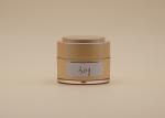 Gold UV Spraying Cosmetic Cream Containers 15g Silk Screen Printing
