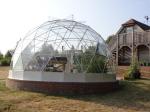 Commercial Outdoor Glass Geodesic Large Dome Tent for greenhouse
