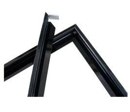China 30 × 25 mm Black PVDF Aluminum Solar Panel Frame factory