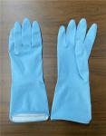 Spray Flocklined Natural Rubber Latex Gloves For Cleaning Window