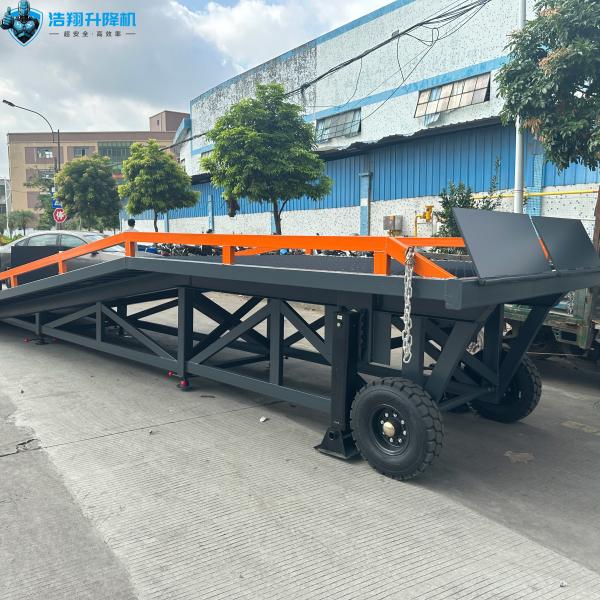 10-12 Ton Hydraulic Manual Container Loading Ramp Mobile Forklift Ramps Dock