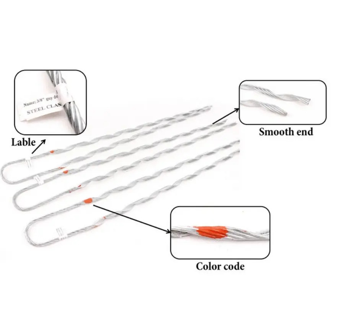 Preformed Tension Clamp Guy Strip ADSS Cable Accessories Dead End Guy Grip