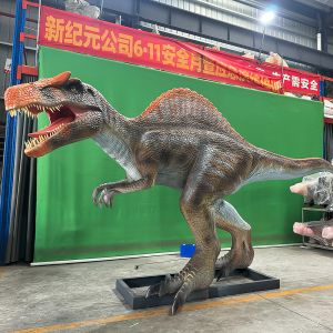Dino World Real Life Size Animatronic Spinosaurus Dinosaur Model For Theme Park