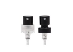 China Durable Black Spray Dispenser Pumps Aluminum Crimpless Pump Sprayer 15mm factory